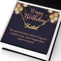 Custom Name Necklace, Birthday Gifts for Her, My Special Wish to Your Birthday