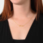 To My Granddaughter Name Necklace Silver, Custom Name Necklace for Granddaughter from Grandma
