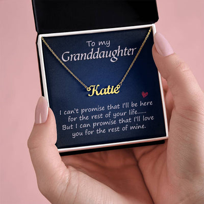 Load image into Gallery viewer, To My Granddaughter Necklace, Granddaughter Necklace from Grandma
