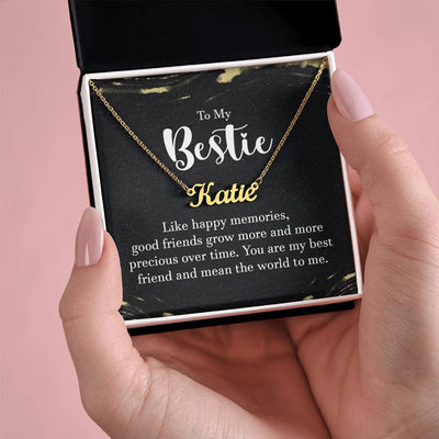Load image into Gallery viewer, Personalized Name Necklace for Besties, Birthday Gift for Best Friend
