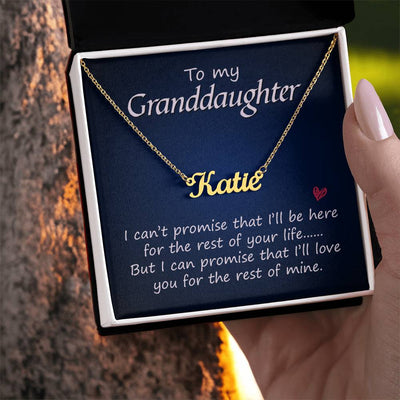 Load image into Gallery viewer, To My Granddaughter Necklace, Granddaughter Necklace from Grandma
