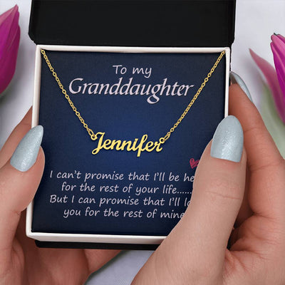Load image into Gallery viewer, To My Granddaughter Necklace, Granddaughter Necklace from Grandma
