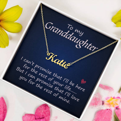 Load image into Gallery viewer, To My Granddaughter Necklace, Granddaughter Necklace from Grandma
