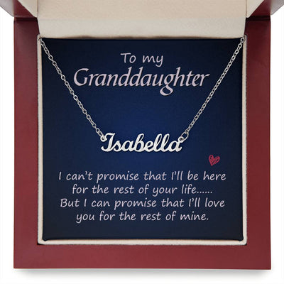 Load image into Gallery viewer, To My Granddaughter Necklace, Granddaughter Necklace from Grandma
