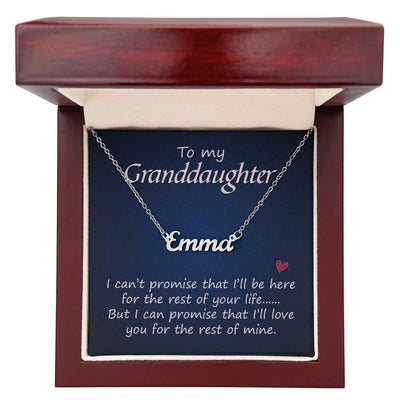 Load image into Gallery viewer, To My Granddaughter Necklace, Granddaughter Necklace from Grandma
