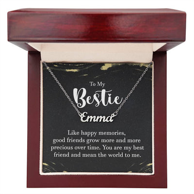 Load image into Gallery viewer, Personalized Name Necklace for Besties, Birthday Gift for Best Friend
