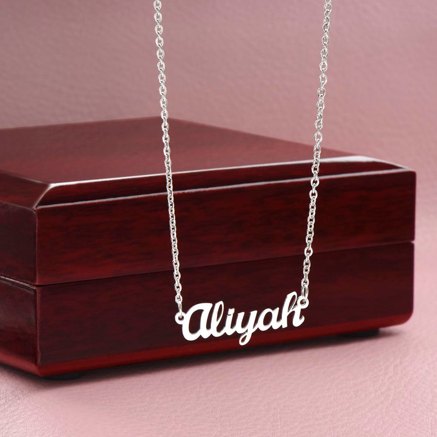 Custom Name Necklace, Birthday Gifts for Her, My Special Wish to Your Birthday