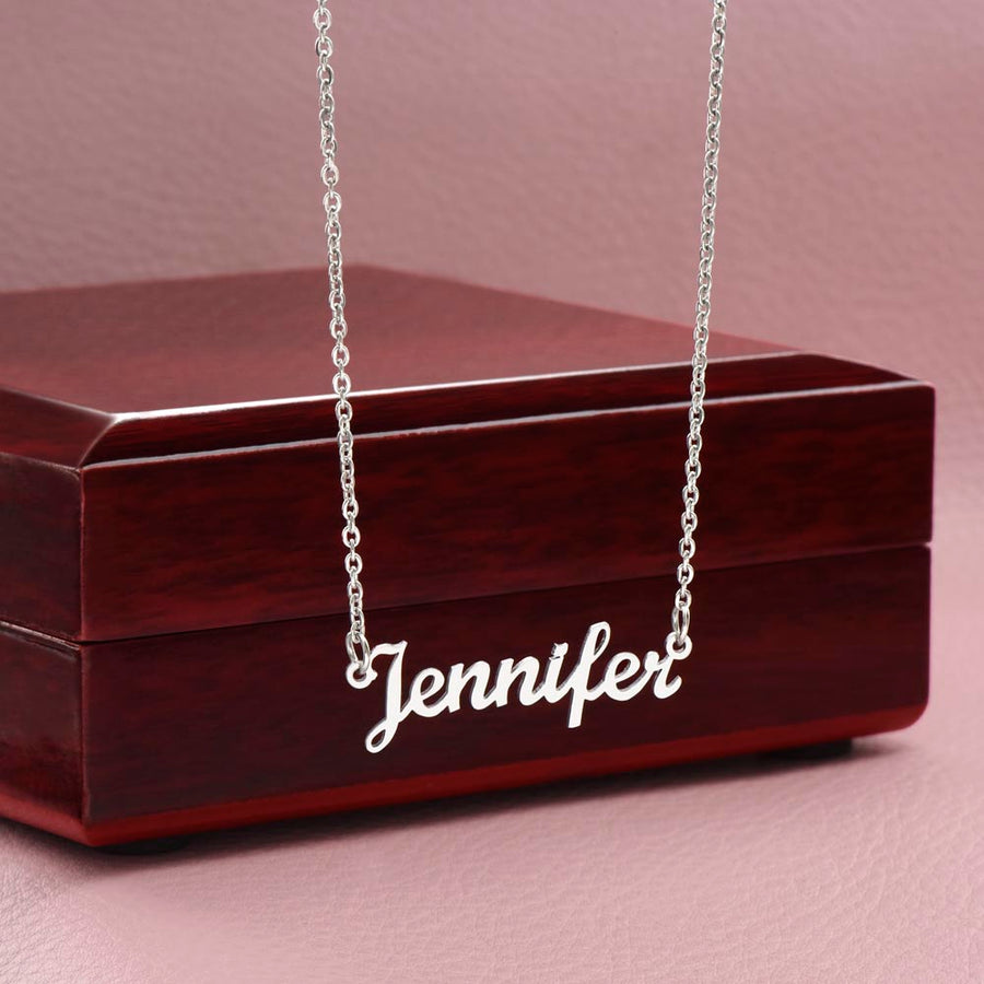 Custom Name Necklace, Birthday Gifts for Her, My Special Wish to Your Birthday