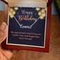 Custom Name Necklace, Birthday Gifts for Her, My Special Wish to Your Birthday