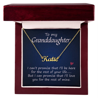 Load image into Gallery viewer, To My Granddaughter Necklace, Granddaughter Necklace from Grandma

