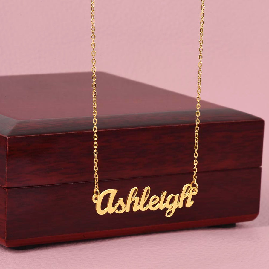 Custom Name Necklace, Birthday Gifts for Her, My Special Wish to Your Birthday