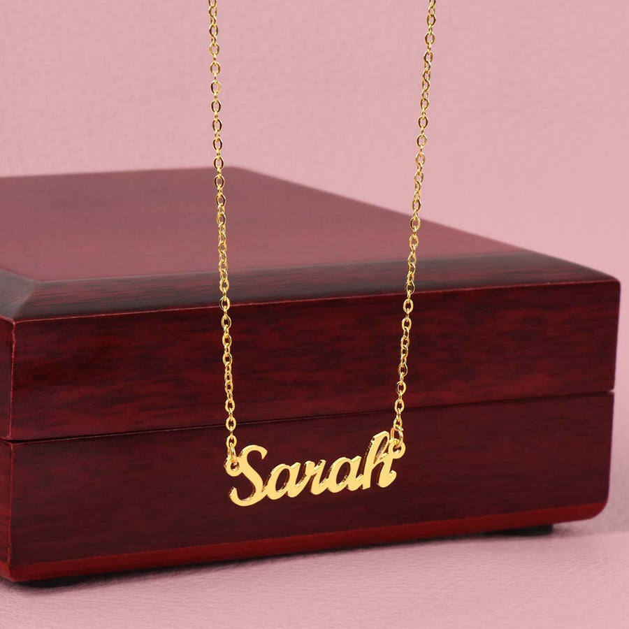 Custom Name Necklace, Birthday Gifts for Her, My Special Wish to Your Birthday