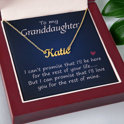Load image into Gallery viewer, To My Granddaughter Necklace, Granddaughter Necklace from Grandma
