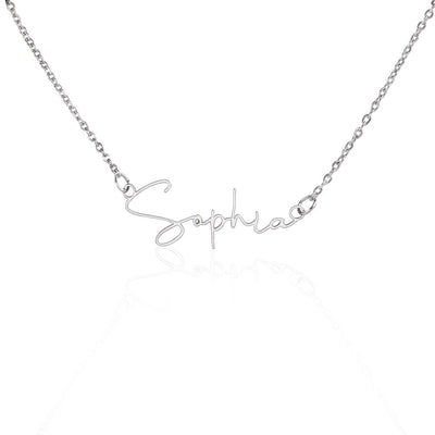 Load image into Gallery viewer, Customized Name Necklace, Signature Name Necklace for Women
