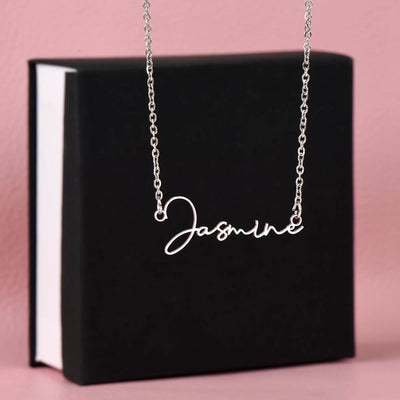 Load image into Gallery viewer, Customized Name Necklace, Signature Name Necklace for Women
