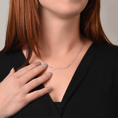 Load image into Gallery viewer, Customized Name Necklace, Signature Name Necklace for Women
