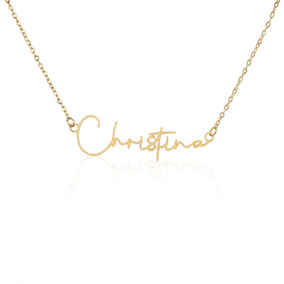 Load image into Gallery viewer, Customized Name Necklace, Signature Name Necklace for Women
