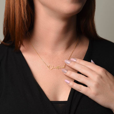 Load image into Gallery viewer, Customized Name Necklace, Signature Name Necklace for Women
