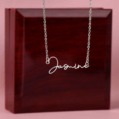 Load image into Gallery viewer, Customized Name Necklace, Signature Name Necklace for Women
