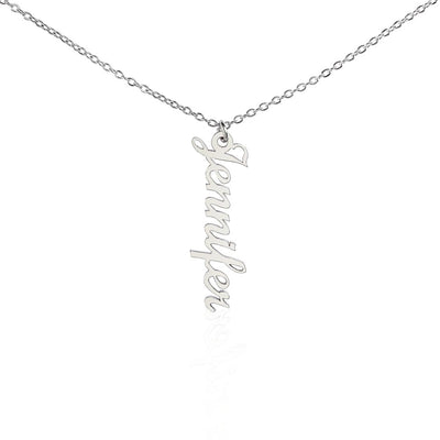 Load image into Gallery viewer, Customized Name Necklace, Vertical Name Necklace

