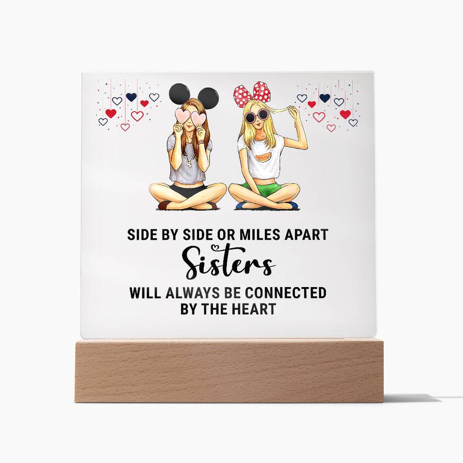 Unique Birthday Gifts for Sister, Sisters Will Always Be Connected by the Heart