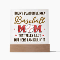 Load image into Gallery viewer, To My Baseball Mom Gifts from Daughter and Son, That Yells a Lot but Here I Am Killin&#39; It
