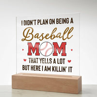 Load image into Gallery viewer, To My Baseball Mom Gifts from Daughter and Son, That Yells a Lot but Here I Am Killin&#39; It
