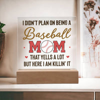Load image into Gallery viewer, To My Baseball Mom Gifts from Daughter and Son, That Yells a Lot but Here I Am Killin&#39; It
