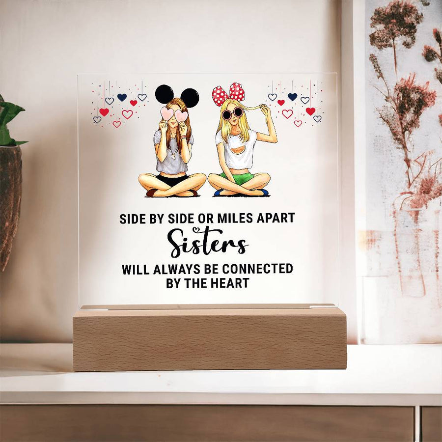 Unique Birthday Gifts for Sister, Sisters Will Always Be Connected by the Heart