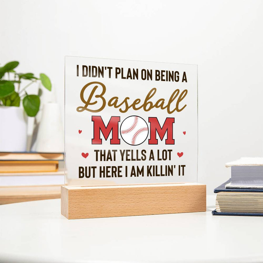 To My Baseball Mom Gifts from Daughter and Son, That Yells a Lot but Here I Am Killin' It
