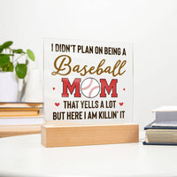 Load image into Gallery viewer, To My Baseball Mom Gifts from Daughter and Son, That Yells a Lot but Here I Am Killin&#39; It

