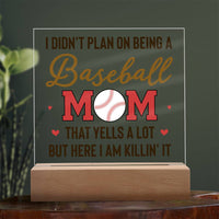Load image into Gallery viewer, To My Baseball Mom Gifts from Daughter and Son, That Yells a Lot but Here I Am Killin&#39; It

