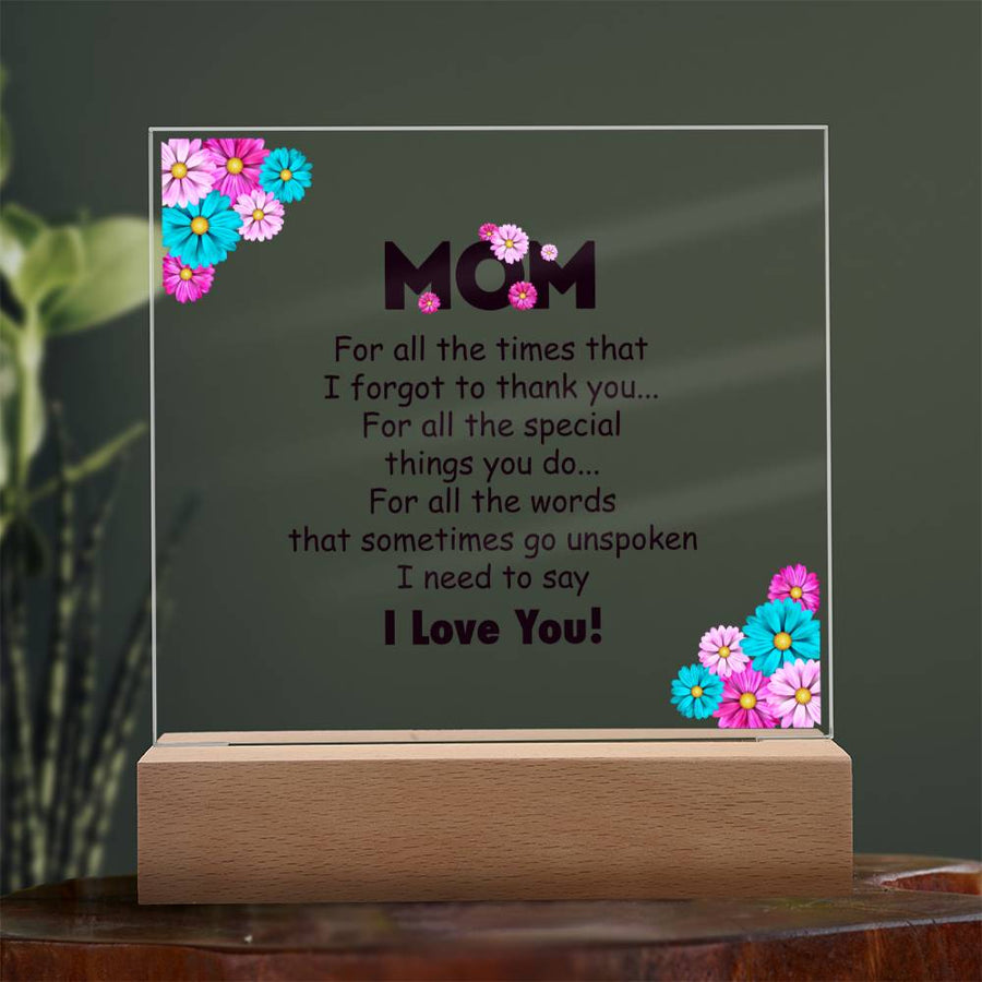To My Mom Gifts from Daughter and Son, for All the Time That I Forgot to Thank You