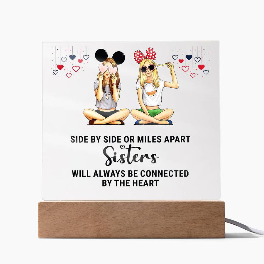 Unique Birthday Gifts for Sister, Sisters Will Always Be Connected by the Heart