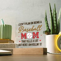 Load image into Gallery viewer, To My Baseball Mom Gifts from Daughter and Son, That Yells a Lot but Here I Am Killin&#39; It
