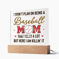 Load image into Gallery viewer, To My Baseball Mom Gifts from Daughter and Son, That Yells a Lot but Here I Am Killin&#39; It
