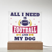 Load image into Gallery viewer, Unique Gift for Football Lovers, Birthday Gifts for Dog Lovers, Night Light Gift for Her
