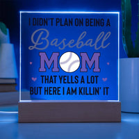 Load image into Gallery viewer, To My Baseball Mom Gifts from Daughter and Son, That Yells a Lot but Here I Am Killin&#39; It
