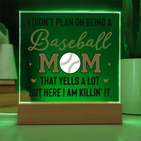 Load image into Gallery viewer, To My Baseball Mom Gifts from Daughter and Son, That Yells a Lot but Here I Am Killin&#39; It
