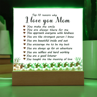 Load image into Gallery viewer, Mother&#39;s Day Gifts from Daughter and Son, Top 10 Reasons Why I Love You Mom

