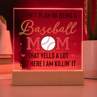 Load image into Gallery viewer, To My Baseball Mom Gifts from Daughter and Son, That Yells a Lot but Here I Am Killin&#39; It
