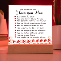 Load image into Gallery viewer, Mother&#39;s Day Gifts from Daughter and Son, Top 10 Reasons Why I Love You Mom
