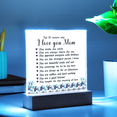 Load image into Gallery viewer, Mother&amp;#39;s Day Gifts from Daughter and Son, Top 10 Reasons Why I Love You Mom
