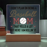 Load image into Gallery viewer, To My Baseball Mom Gifts from Daughter and Son, That Yells a Lot but Here I Am Killin&#39; It
