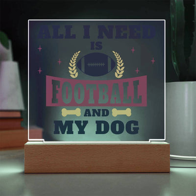 Load image into Gallery viewer, Unique Gift for Football Lovers, Birthday Gifts for Dog Lovers, Night Light Gift for Her

