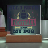 Load image into Gallery viewer, Unique Gift for Football Lovers, Birthday Gifts for Dog Lovers, Night Light Gift for Her
