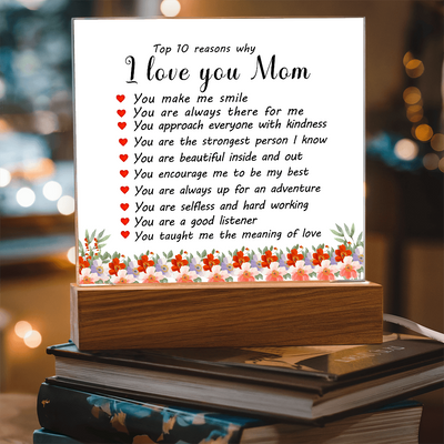 Load image into Gallery viewer, Mother&amp;#39;s Day Gifts from Daughter and Son, Top 10 Reasons Why I Love You Mom
