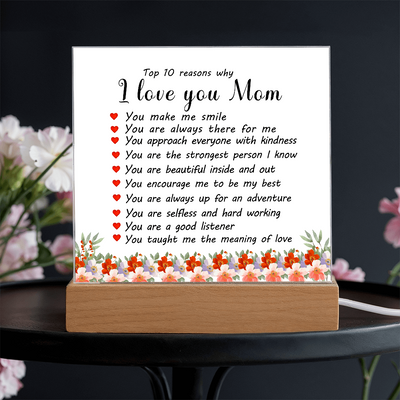 Load image into Gallery viewer, Mother&amp;#39;s Day Gifts from Daughter and Son, Top 10 Reasons Why I Love You Mom
