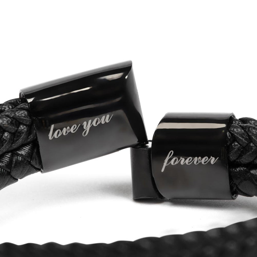 To My Son Forever Bracelet from Mom & Dad – Meaningful Gift for Birthday, Graduation or Christmas