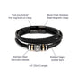 To My Son Bracelet Gift - Proud of the Man You Are Becoming